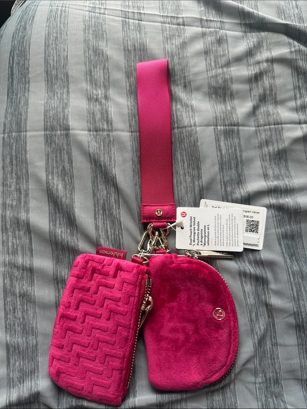 Lululemon Dual Pouch Berry Rumble NWT
